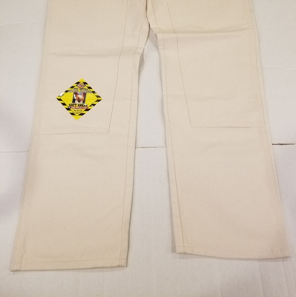 NWT Dickies Double Knee Utility Painter's Pants Natural Beige 34x32 Relaxed Fit - Picture 4 of 11
